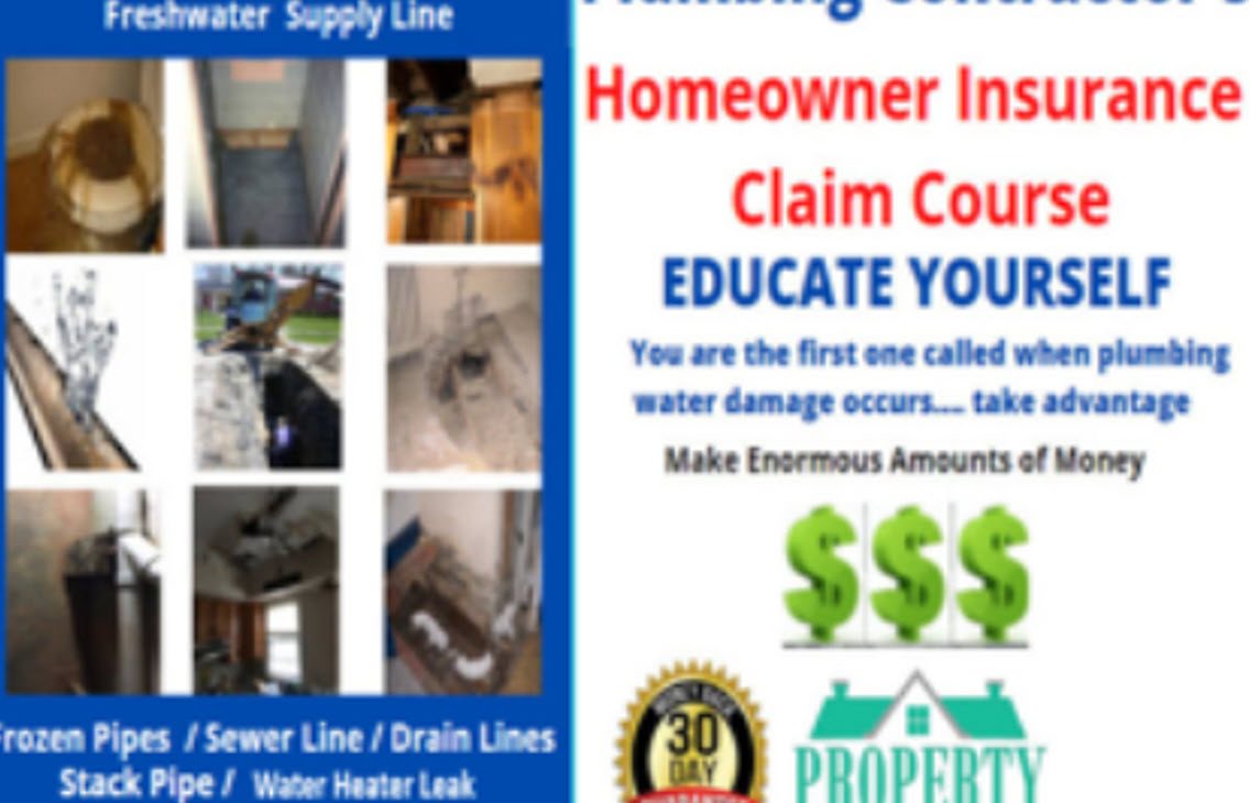 Plumbing Contractor Video Home Claims Course UNDER CONSTRUCTION NOT AVAILABLE